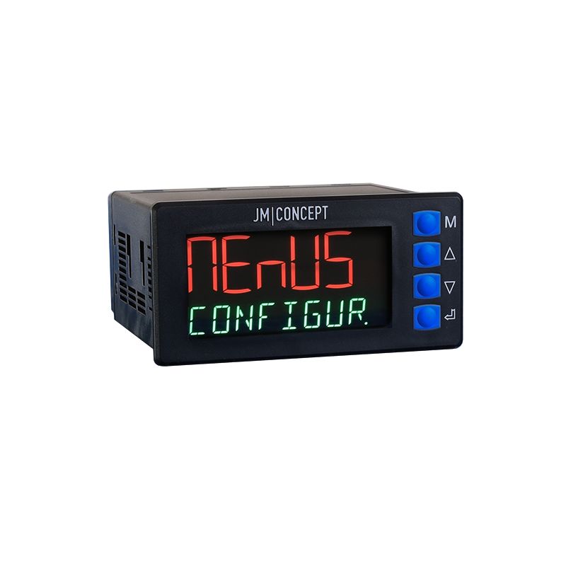 JM CONCEPT XALIS 9000 LCD Digital Panel Multifunction Meter for Temperature, Current, Voltage, Potentiometer Signal,