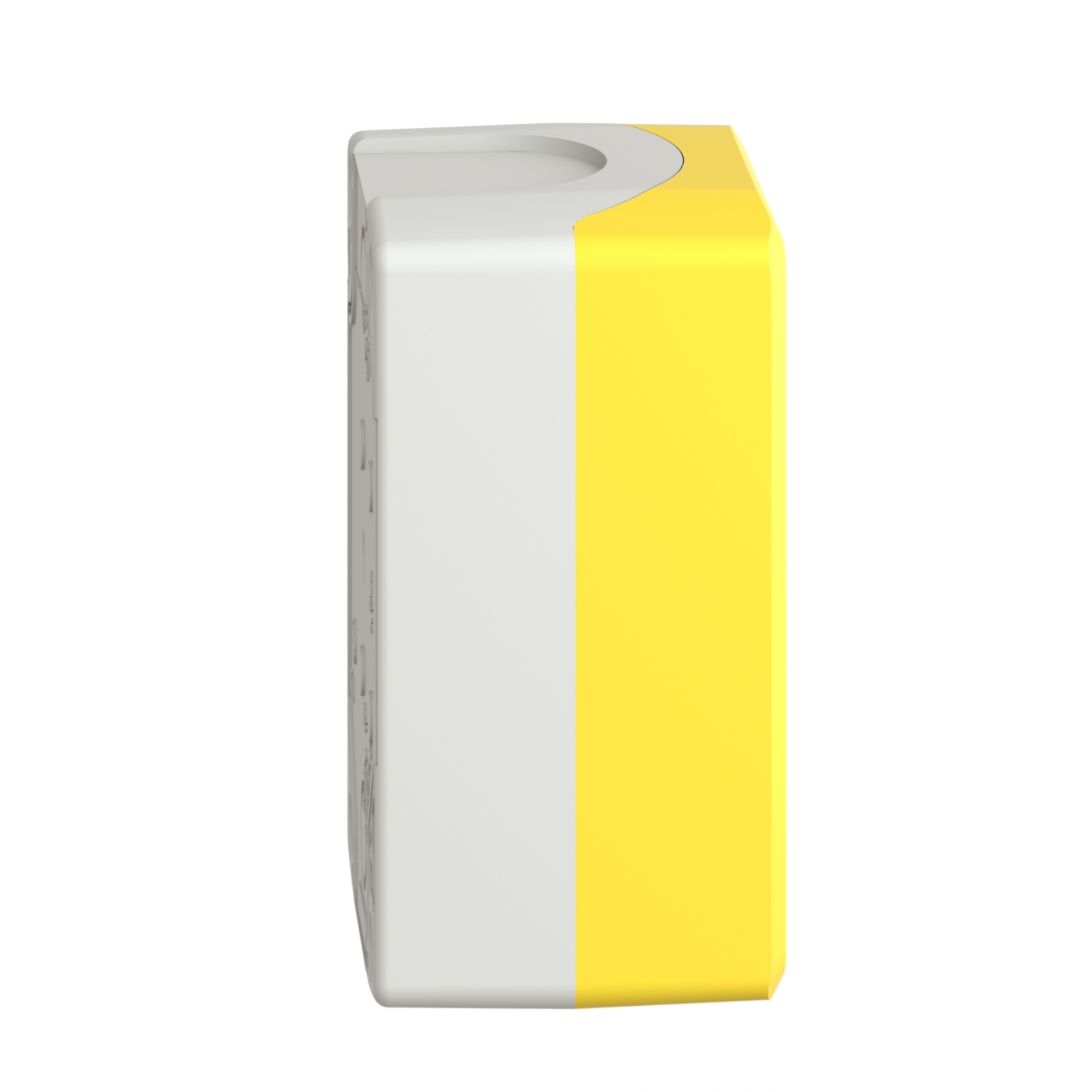 xalk02 Schneider Electric Yellow Plastic Harmony Push Button Enclosure - 2 Hole 22 mm Diameter
