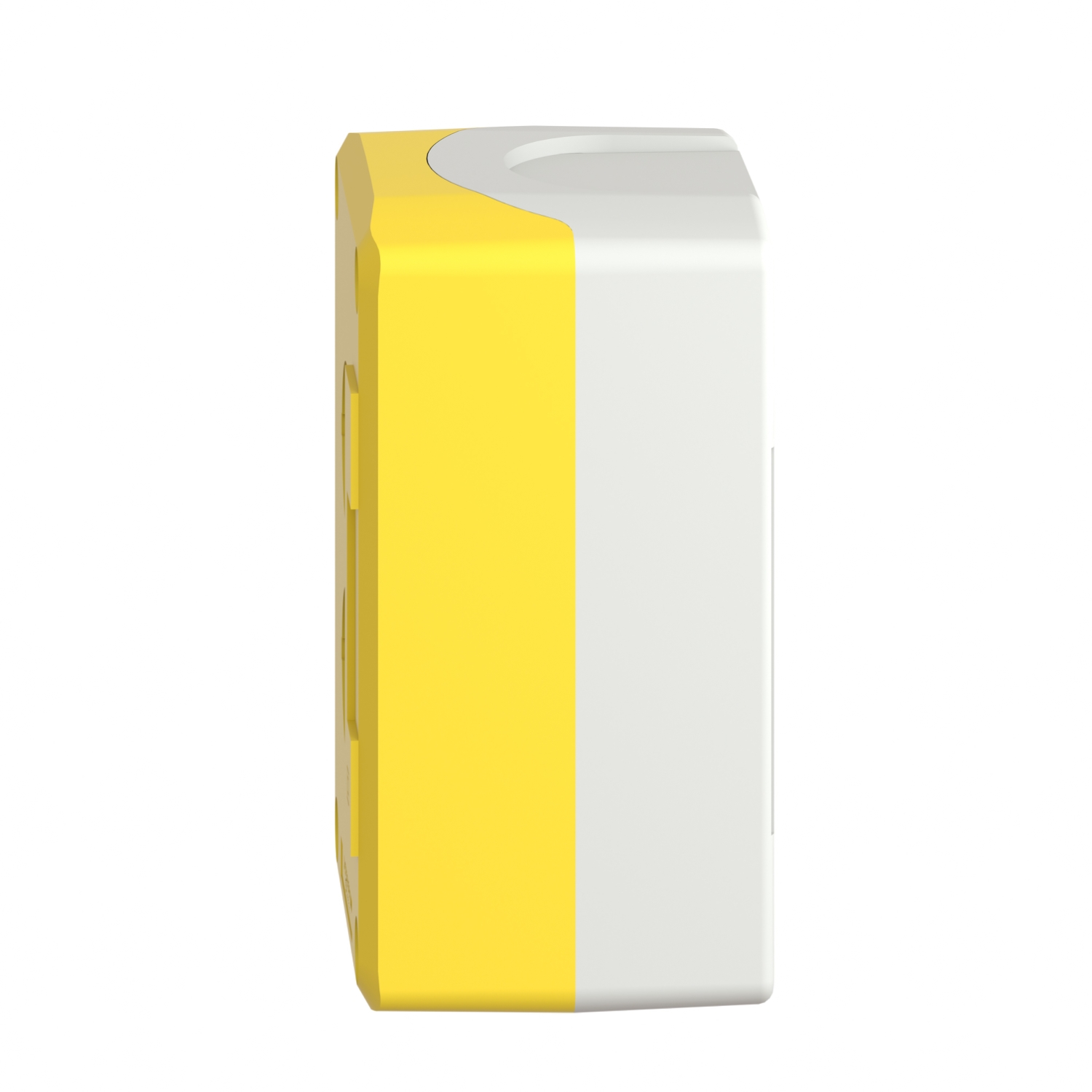 xalk02 Schneider Electric Yellow Plastic Harmony Push Button Enclosure - 2 Hole 22 mm Diameter