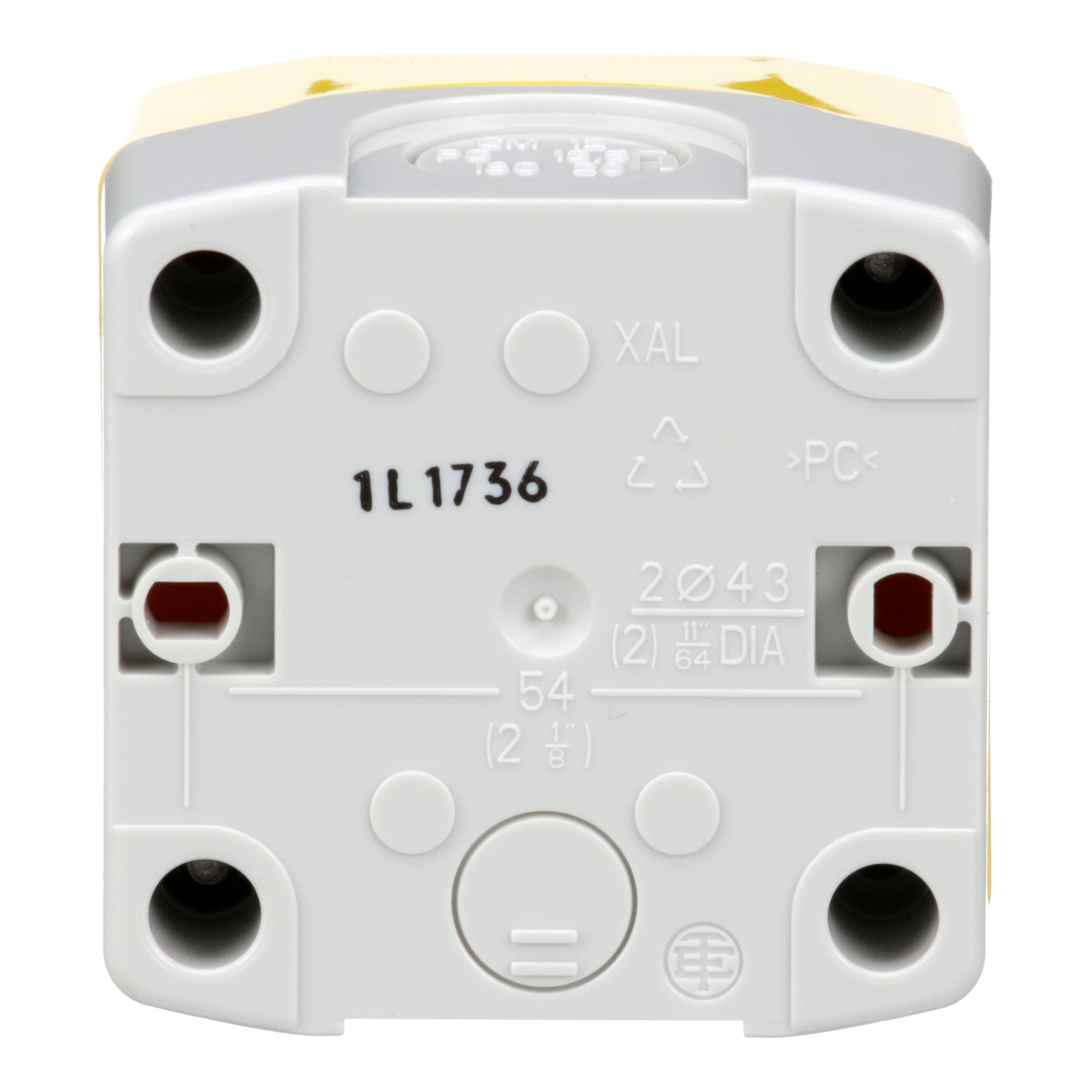 xalk178h7 Schneider Electric Harmony XALK Series Turn to Release Emergency Stop Push Button, Surface Mount, 22 mm Cutout, 1 NC,