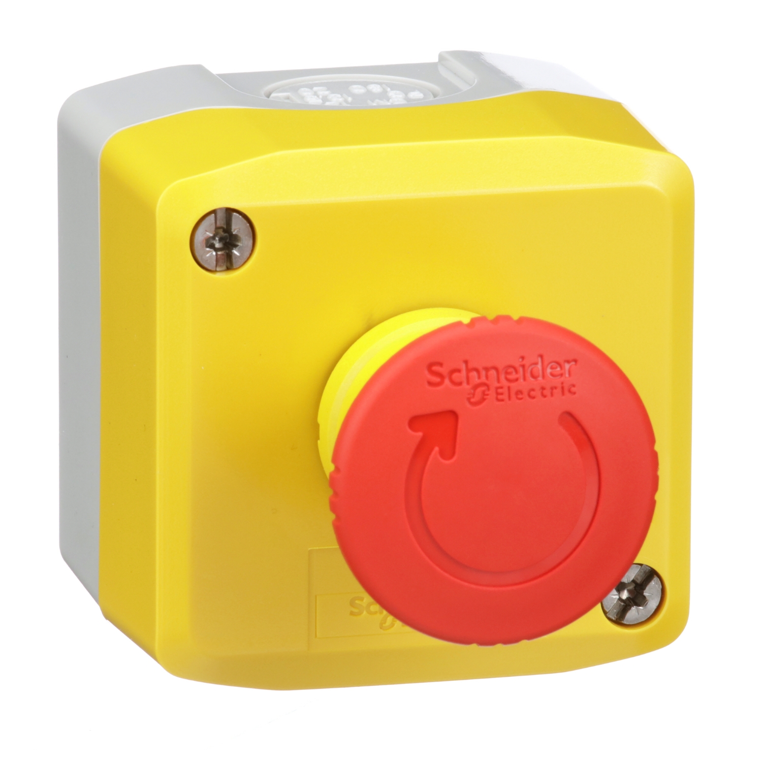 Schneider Electric Harmony XALK Series Turn to Release Emergency Stop Push Button, Surface Mount, 22 mm Cutout, 1 NC,