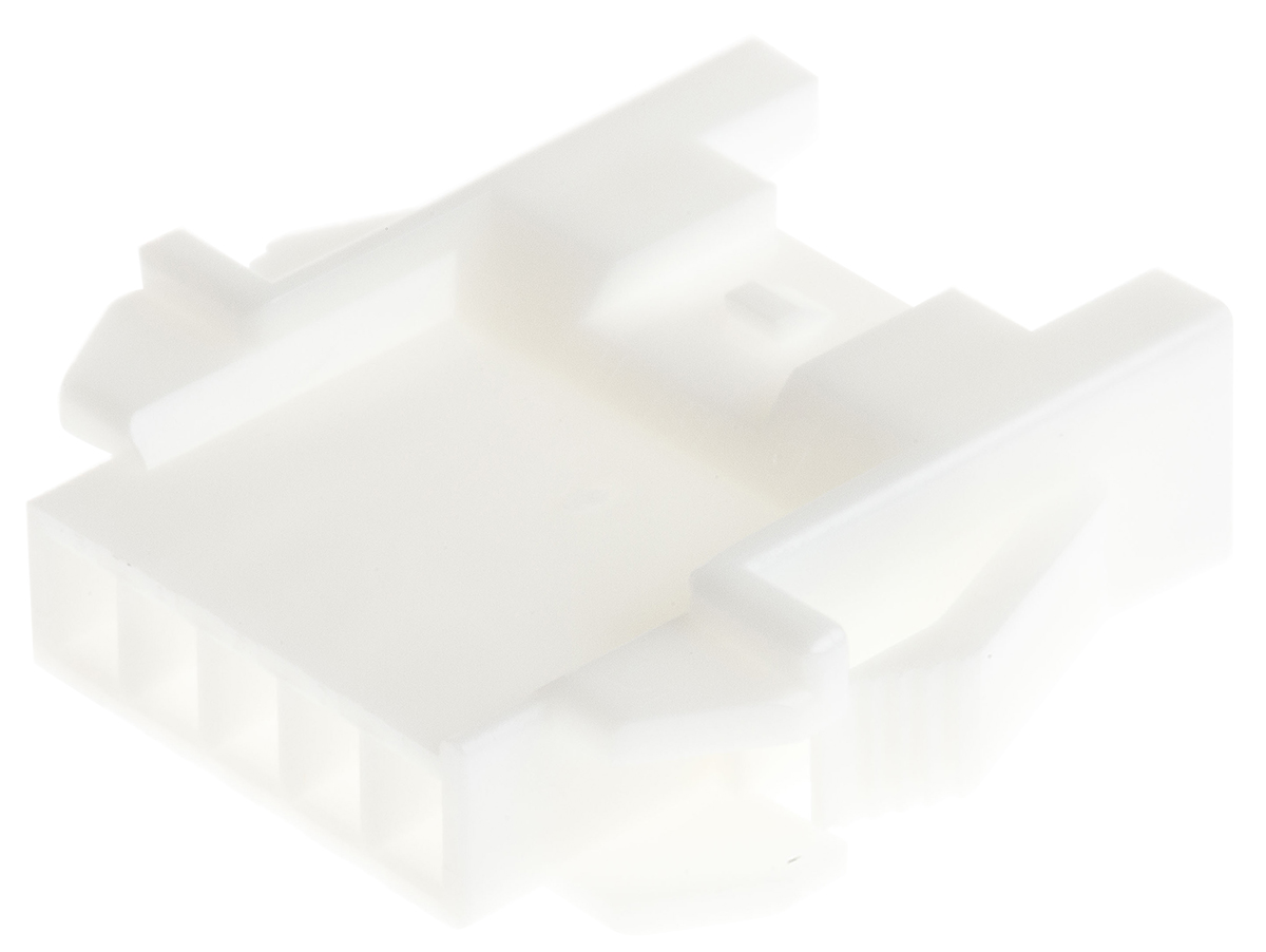 JST, XA Female Connector Housing,  2.5 mm Pitch,  5 Way,  1 Row Straight