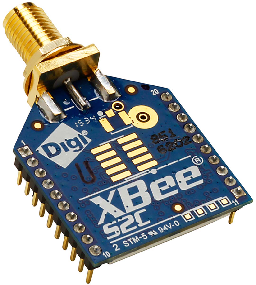 Digi International XBee-S2C XBee S2C 802.15.4 RF Transceiver Module for Street Light 2.4 GHz XB24CASIT-001