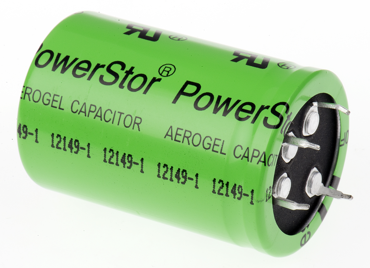 Eaton 300 μF Supercapacitor ±10 % Tolerance, Supercap XB 2.5V dc, Through Hole