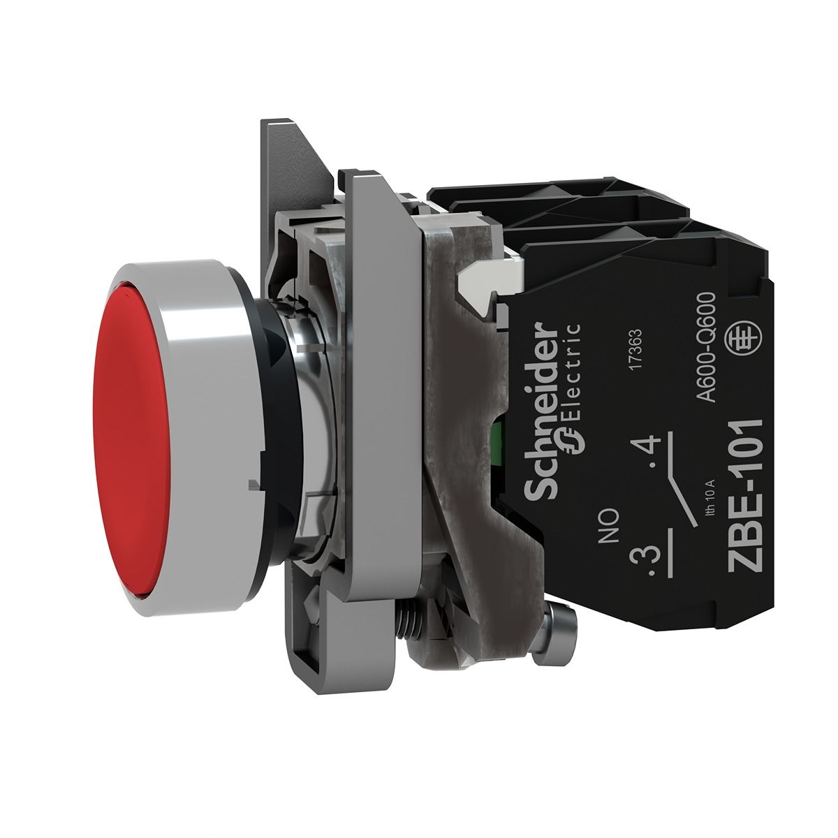 xb4ba45 Schneider Electric Harmony Series, Spring Return, Emergency Stop Push Button Head 22.5 mm Diameter