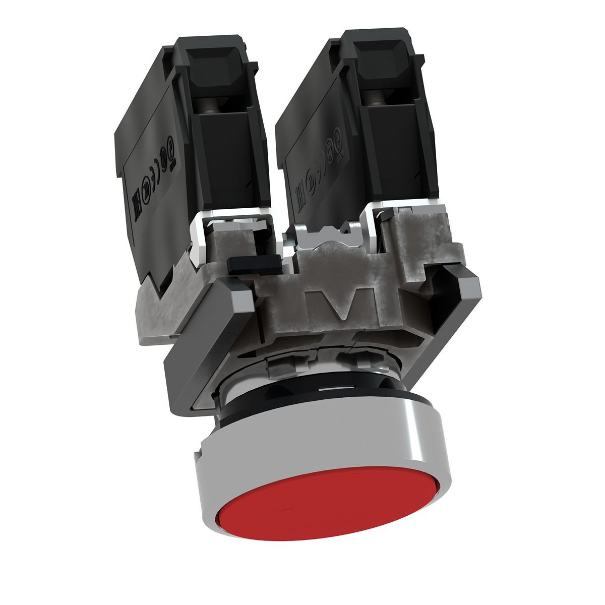 xb4ba45 Schneider Electric Harmony Series, Spring Return, Emergency Stop Push Button Head 22.5 mm Diameter
