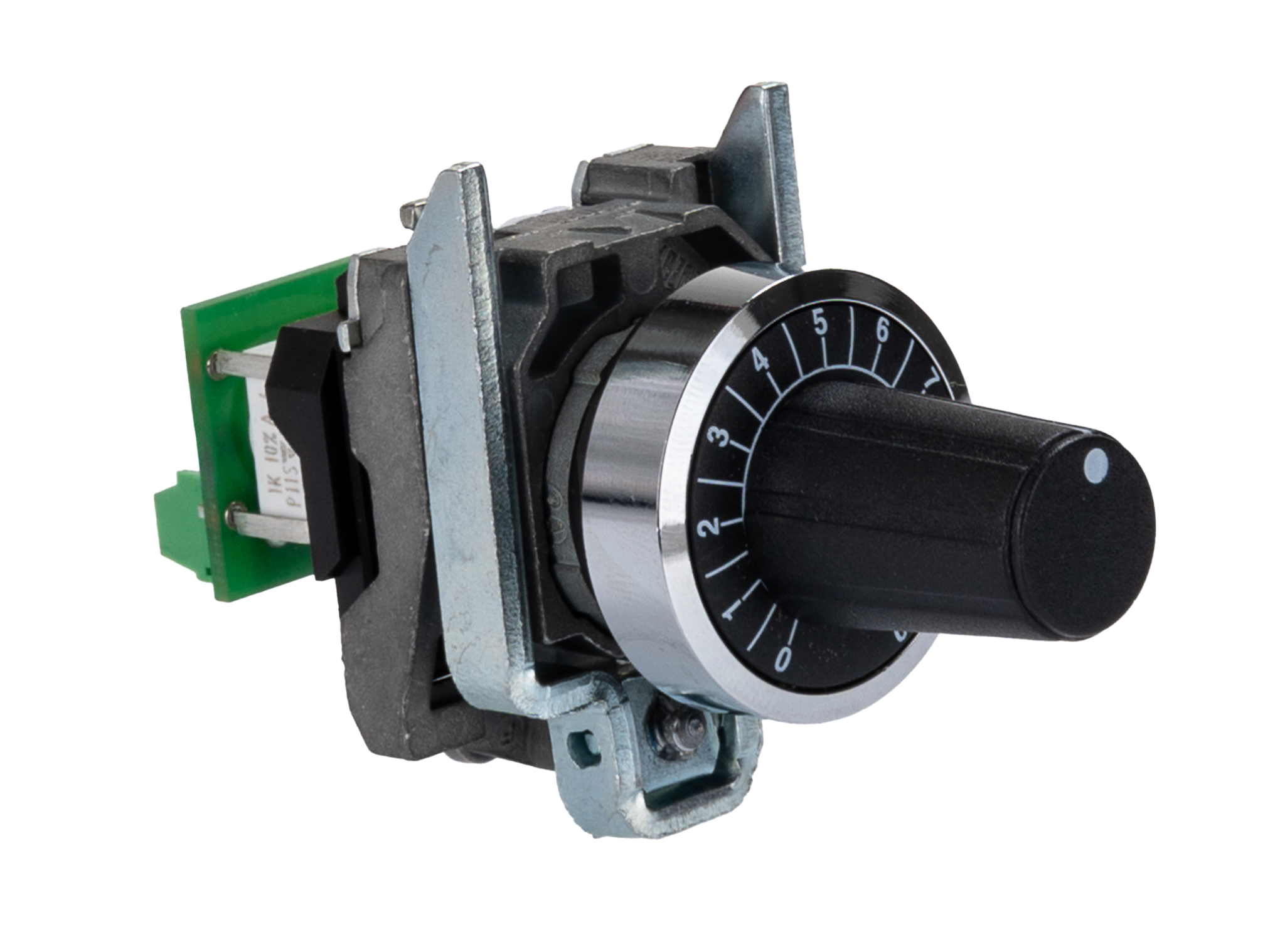 Schneider Electric Harmony XB4 1 kΩ Rotary Potentiometer 1-Gang Panel Mount, XB4BD912R1K