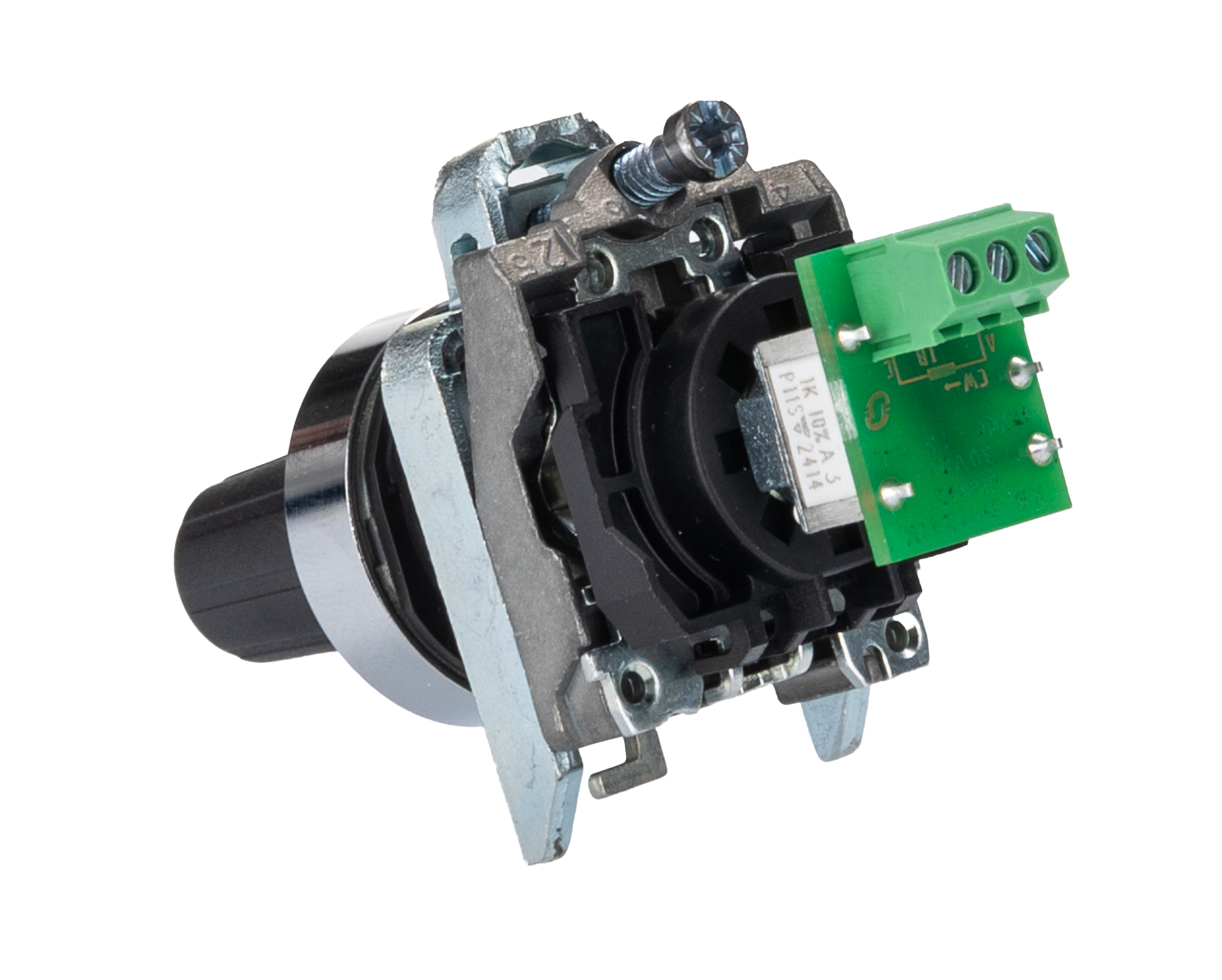 xb4bd912r1k Schneider Electric Harmony XB4 1 kΩ Rotary Potentiometer 1-Gang Panel Mount, XB4BD912R1K