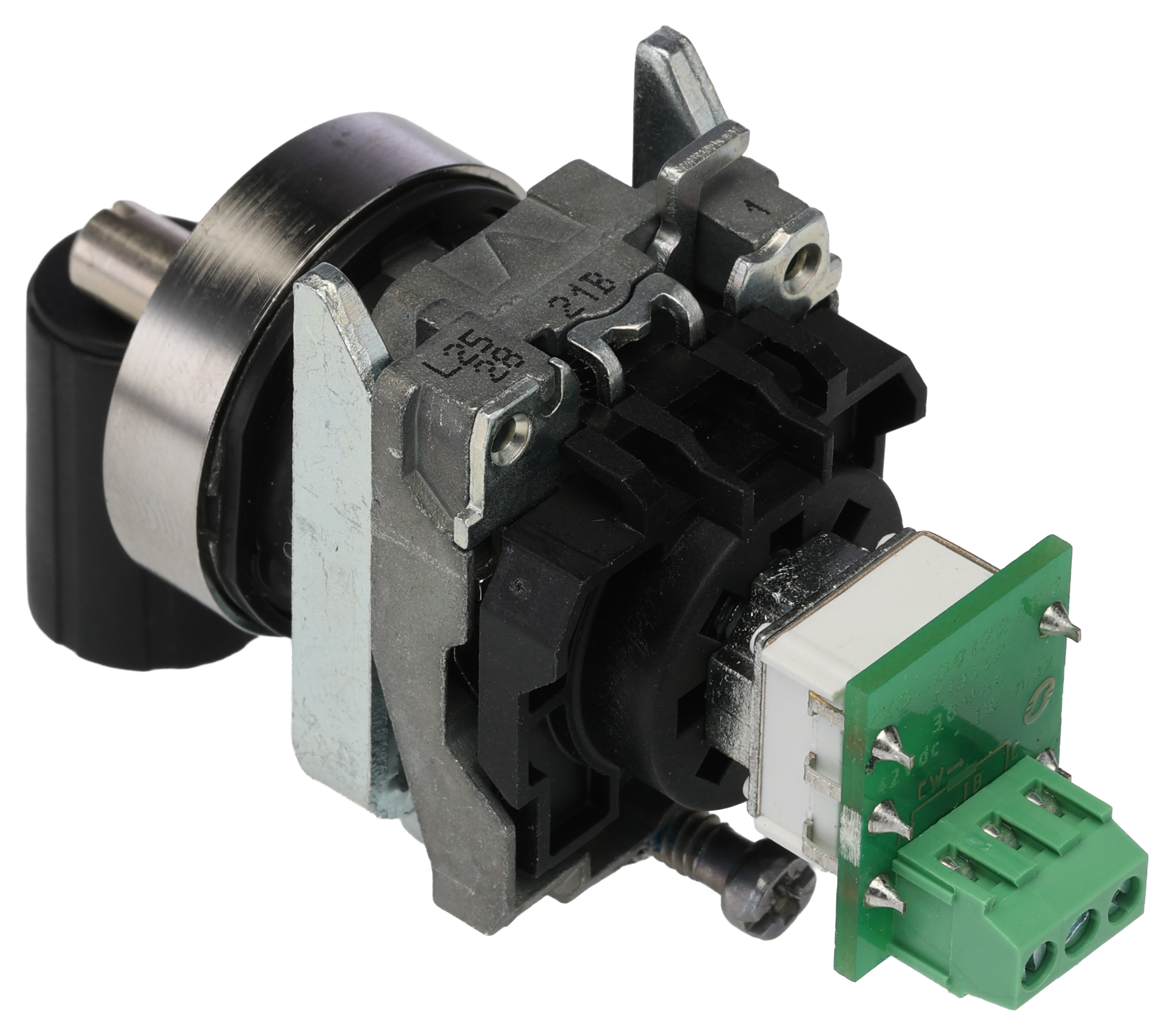 xb4bd912r4k7 Schneider Electric Harmony XB4 4.7 kΩ Rotary Potentiometer 1-Gang Panel Mount, XB4BD912R4K7