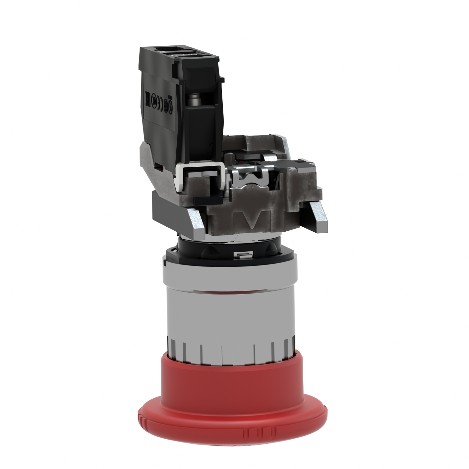 xb4bs8442 Schneider Electric Harmony Series Twist Release Emergency Stop Push Button, Panel Mount, 22 mm Cutout, 1 NC, IP67, IP66,