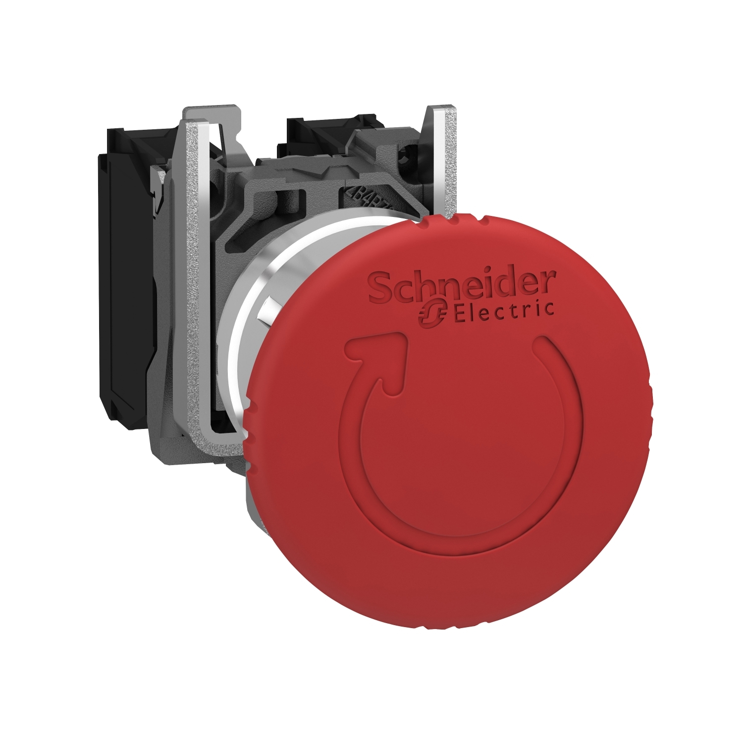 xb4bs8444 Schneider Electric Harmony Series Twist Release Emergency Stop Push Button, Panel Mount, 22 mm Cutout, 2 NC, IP66, IP67,
