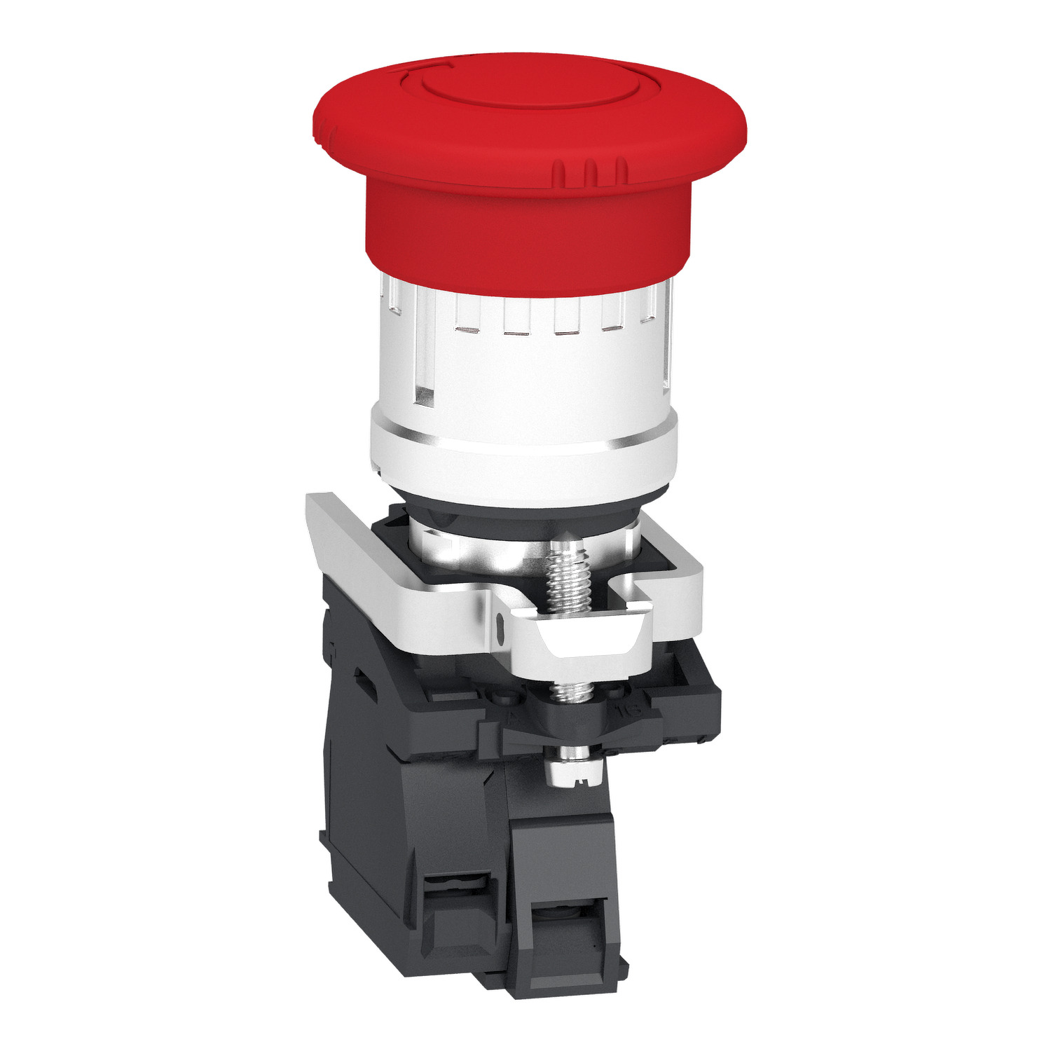 xb4bs84462 Schneider Electric Harmony Series Trigger Action Emergency Stop Push Button, Panel Mount, 22.5 mm Cutout, 2 NC, IP66,