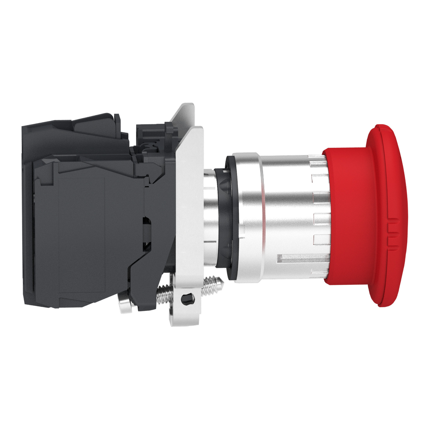 Schneider Electric Harmony Series Trigger Action Emergency Stop Push Button, Panel Mount, 22.5 mm Cutout, 2 NC, IP66,