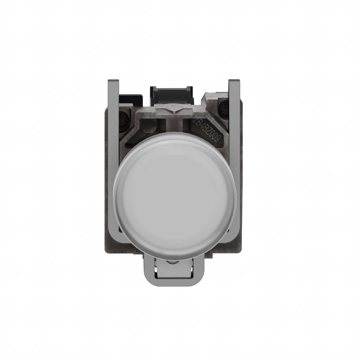 xb4bvb1 Schneider Electric, Harmony XB4, Panel Mount White LED Pilot Light, 22 mm Cutout, IP66, IP67, IP69K, Round, 24V ac/dc
