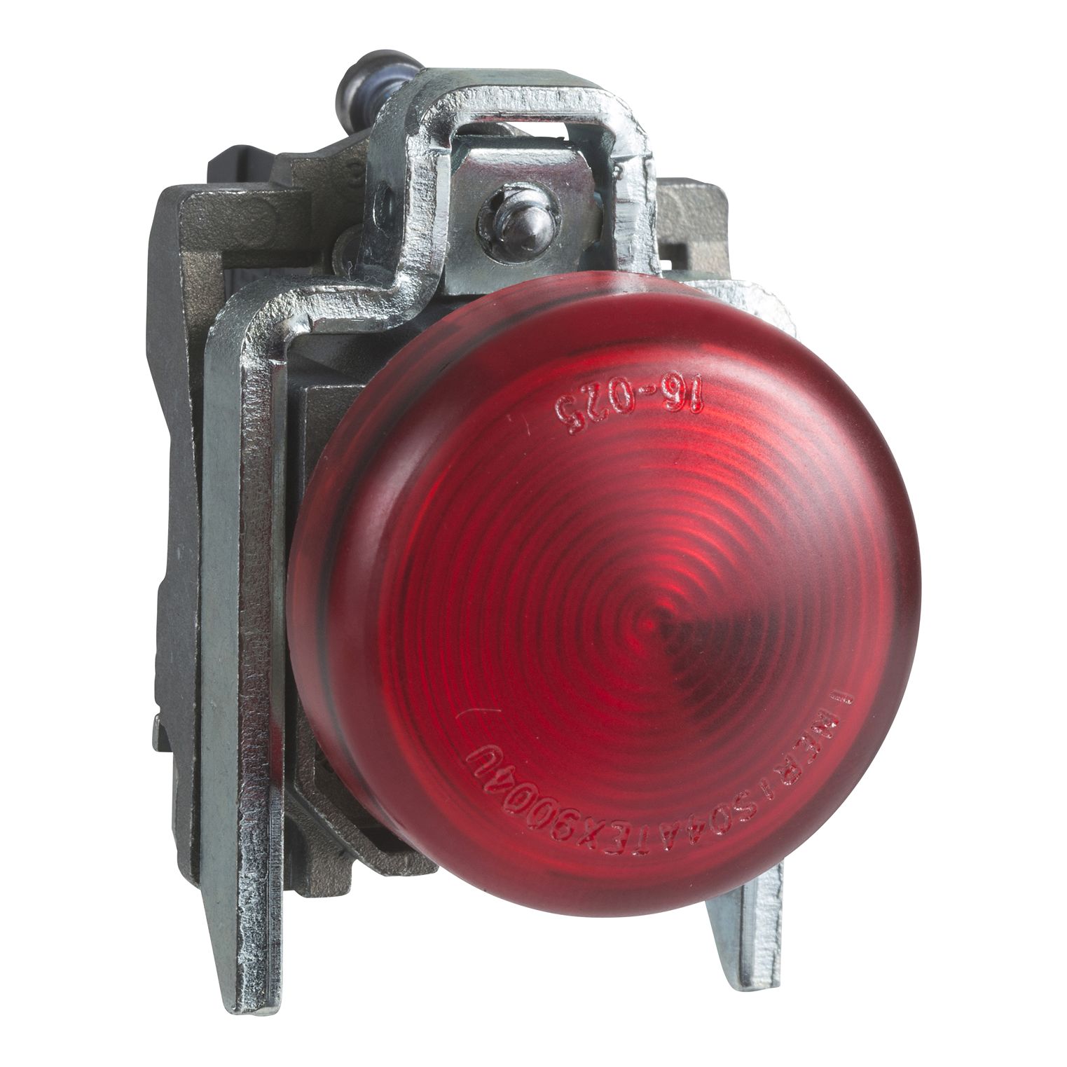 Schneider Electric, Harmony XB4, PCB, Through Hole Red LED Pilot Light, 22 mm Cutout, IP65, Round, 120V