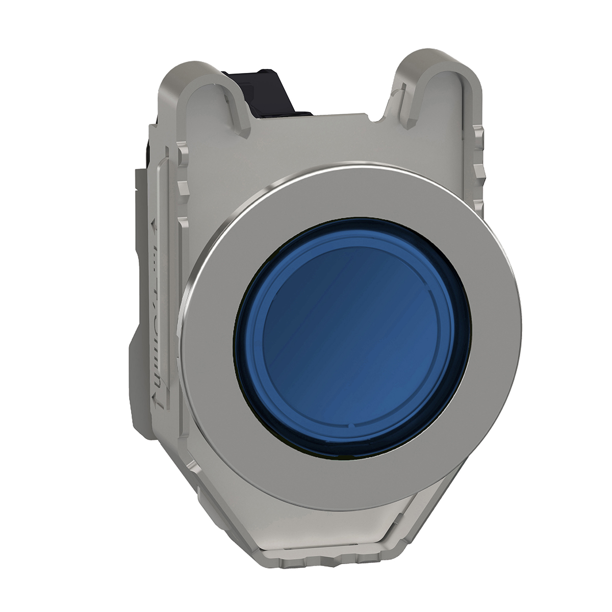 Schneider Electric, Harmony XB4, Flush Blue LED Pilot Light, 30 mm Cutout, IP67, IP69, IP66, Round, 21.6 V ac, 26.4 V
