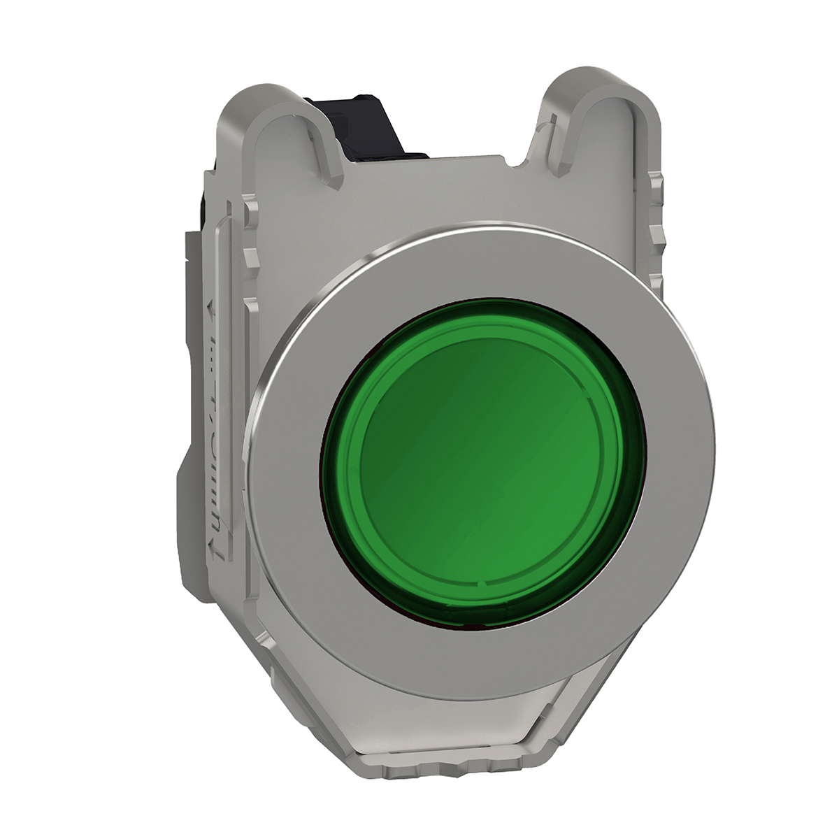 Schneider Electric, Harmony XB4, Flush Green LED Pilot Light, 30 mm Cutout, IP66, IP67, IP69, Round, 100V ac, 132 V ac