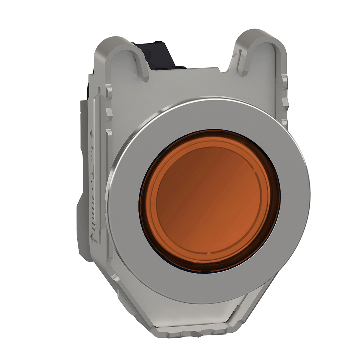 Schneider Electric, Harmony XB4, Flush Orange LED Pilot Light, 30 mm Cutout, IP69, IP67, IP66, Round, 264V ac