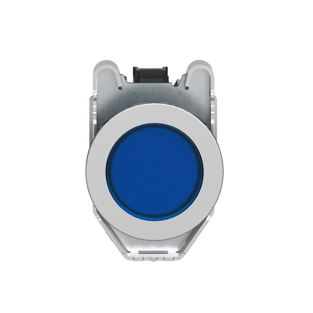 xb4fvm6 Schneider Electric, Harmony XB4, Flush Blue LED Pilot Light, 30 mm Cutout, IP69, IP66, IP67, Round, 264V ac