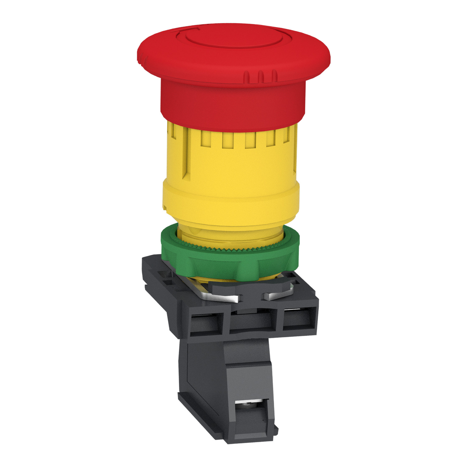 xb5as8446 Schneider Electric Harmony Series Turn to Release Emergency Stop Push Button, Panel Mount, 22.5 mm Cutout, 1 NC, IP66,