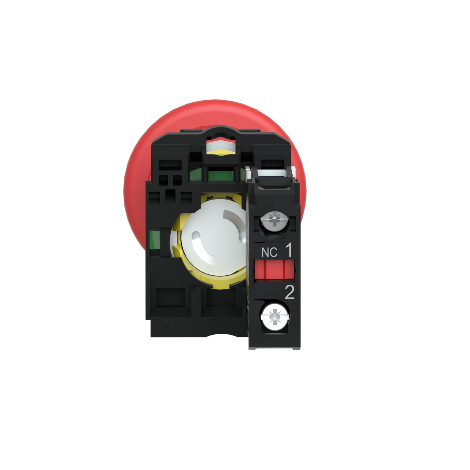 xb5at842 Schneider Electric Harmony Series Pull Release Emergency Stop Push Button, Panel Mount, 22 mm Cutout, 1 NC, IP66