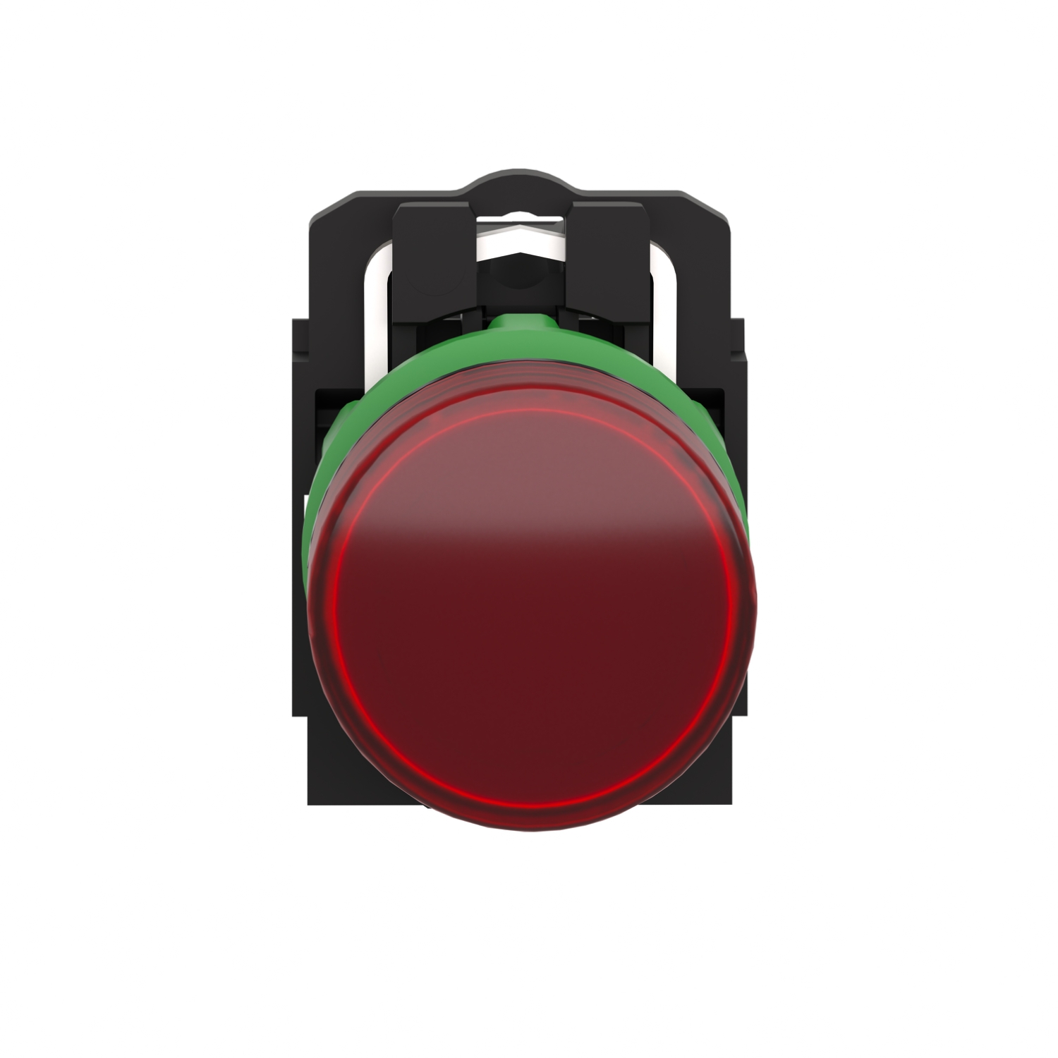 xb5av64 Schneider Electric, Harmony, Panel Mount Red LED Pilot Light, 22 mm Cutout, IP66, IP67, Round, 250V