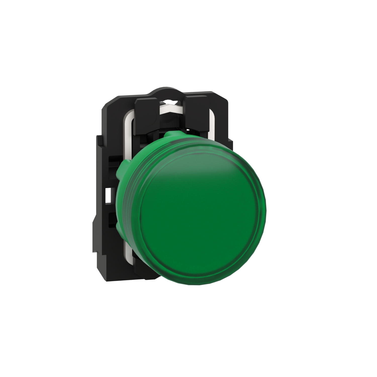 xb5avb3 Schneider Electric, Harmony, Panel Mount Green LED Pilot Light, 22 mm Cutout, IP67, IP69K, IP66, Round