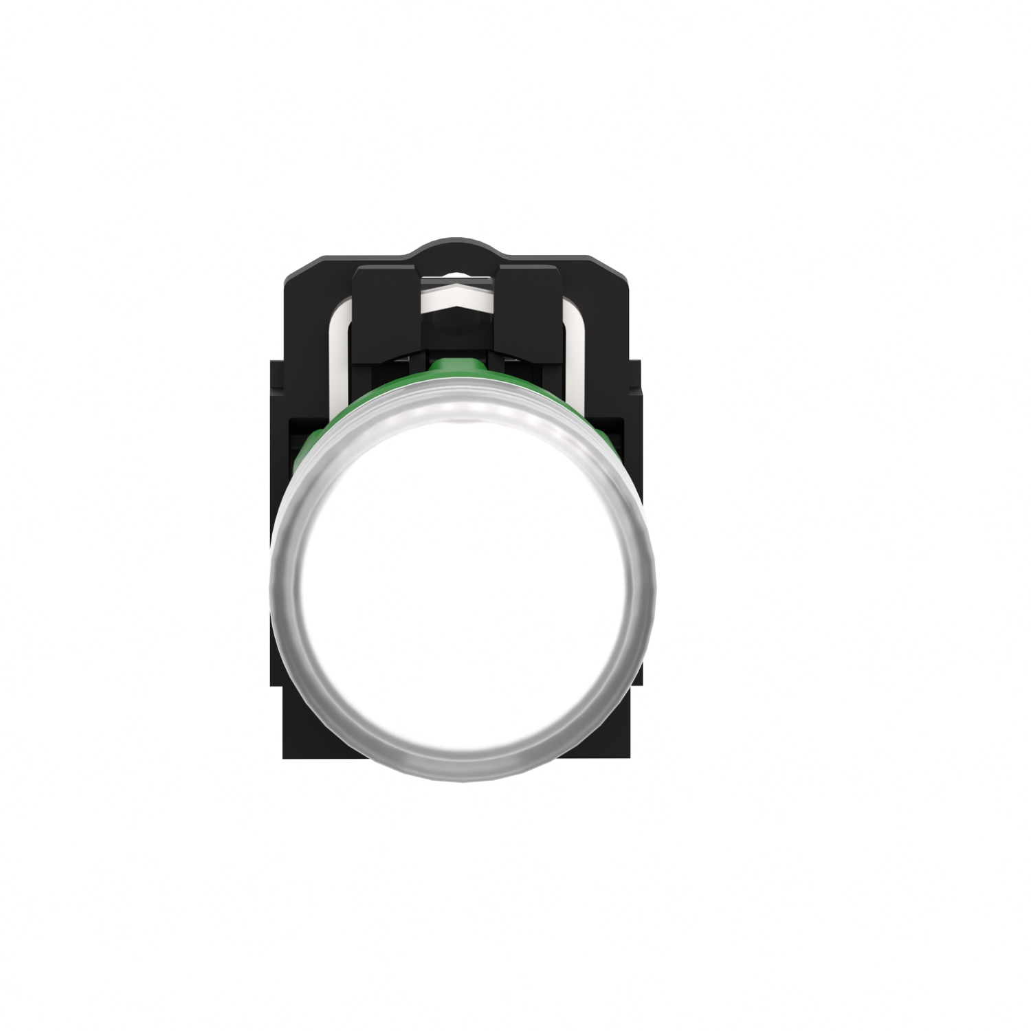 xb5avm1 Schneider Electric, Harmony, Panel Mount White LED Pilot Light, 22 mm Cutout, IP67, IP66, Round