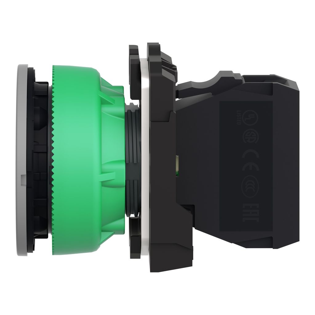 xb5fvm3c0 Schneider Electric, Harmony, Flush Green LED Pilot Light, 30.5 mm Cutout, IP66, IP67, Round, 230V, 240 V