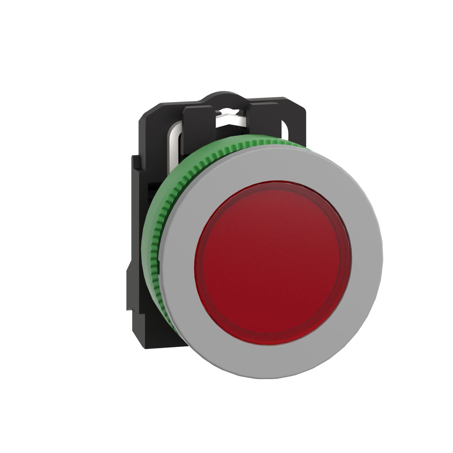 Schneider Electric, Harmony, Flush Red LED Pilot Light, 30.5 mm Cutout, IP67, IP66, Round, 230V, 240 V