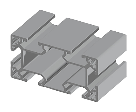 FlexLink Silver Aluminium Strut Profile 44 x 88 mm 11 mm Groove, 1000 mm Length,  Series XC