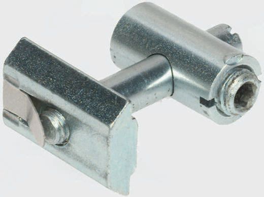 FlexLink M5 T-Connector, Connecting Component, Strut Profile 44 x 48 mm, Groove Size 11 mm, Round Tube Size 12 mm