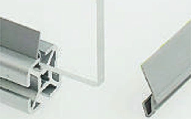 FlexLink Grey Plastic Rim Strip, 11 mm Groove Size, 3 m Length