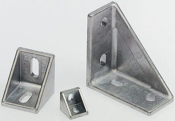 FlexLink M6 Angle Bracket, Connecting Component, Strut Profile 88 mm, Groove Size 11 mm