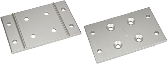 FlexLink M6 Mounting Plate, Connecting Component, Strut Profile 44 x 48 mm, Groove Size 5.5 mm