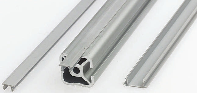 FlexLink Grey Plastic Cover Strip, 5.5 mm Groove Size, 3 m Length