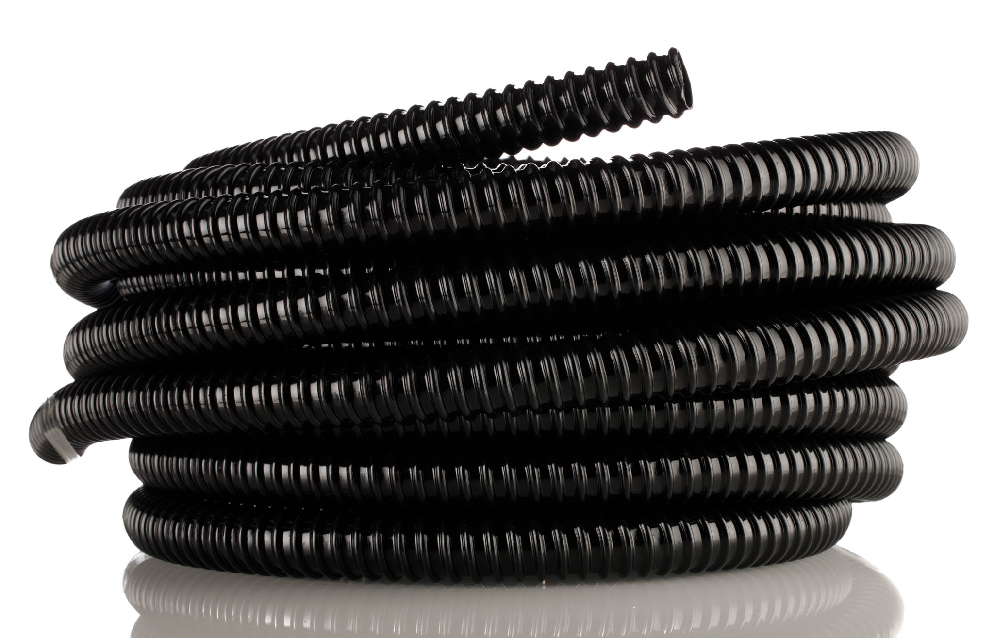 Adaptaflex, 20 mm Nominal Diameter, Unplasticised Polyvinyl chloride Spiral, Polyvinyl Chloride, Black