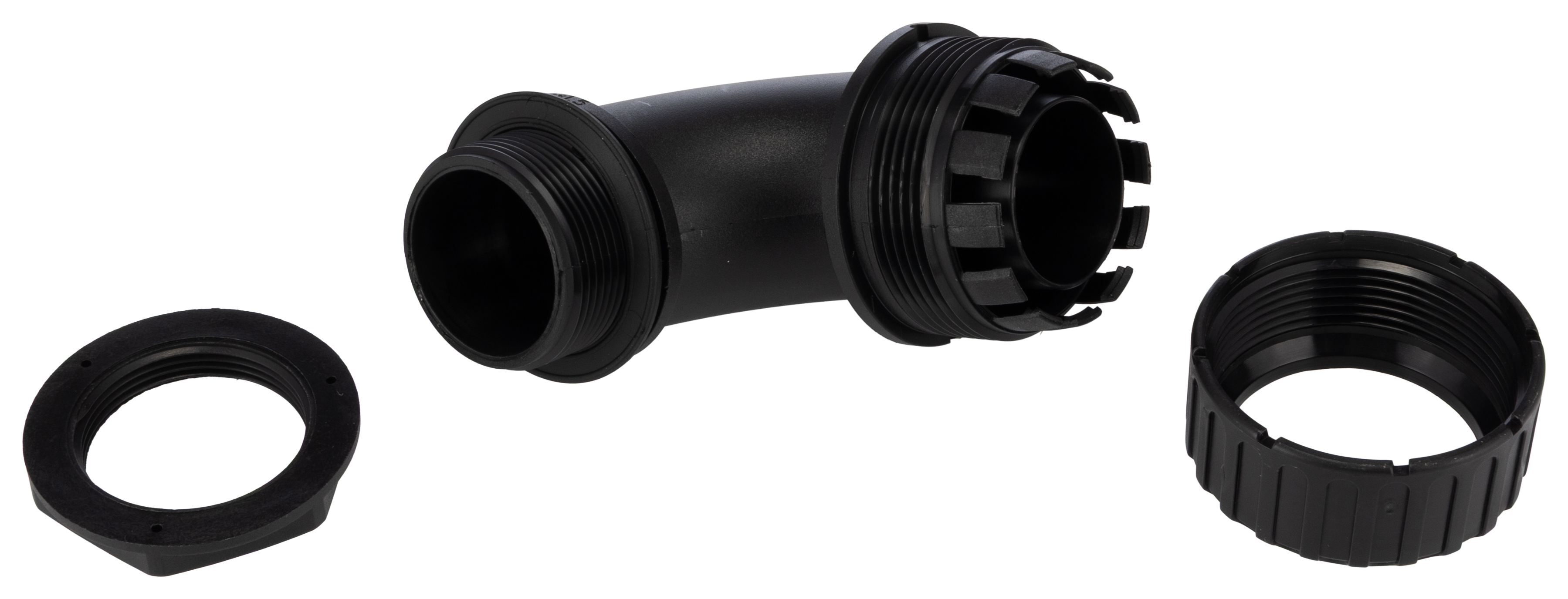 Adaptaflex Conduit Fine Spark, Conduit Fitting, 32 mm Nominal Size, M32, Polyamide 66, Black IP65 rating