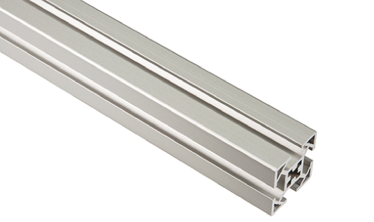 FlexLink Silver Aluminium Strut Profile 30 x 30 mm 7.2 mm Groove, 2000 mm Length,  Series XF