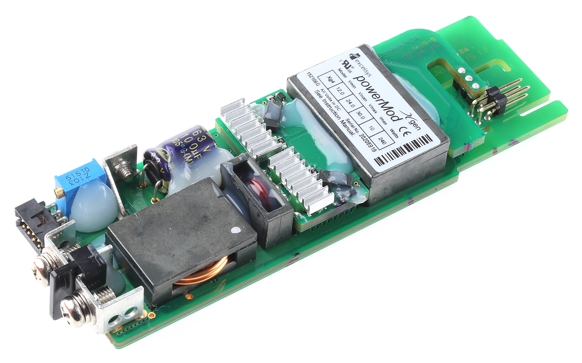 Excelsys / Advanced Energy Switching Power Supply, XG3 15V dc, 20A, 240 W, Input 120 V dc, 85V ac to  380V dc