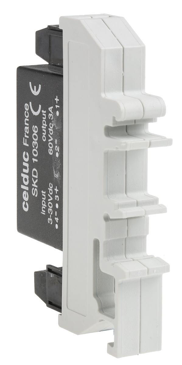 xkd10306 Celduc XK Solid State Interface Relay 200V DIN Rail Screw