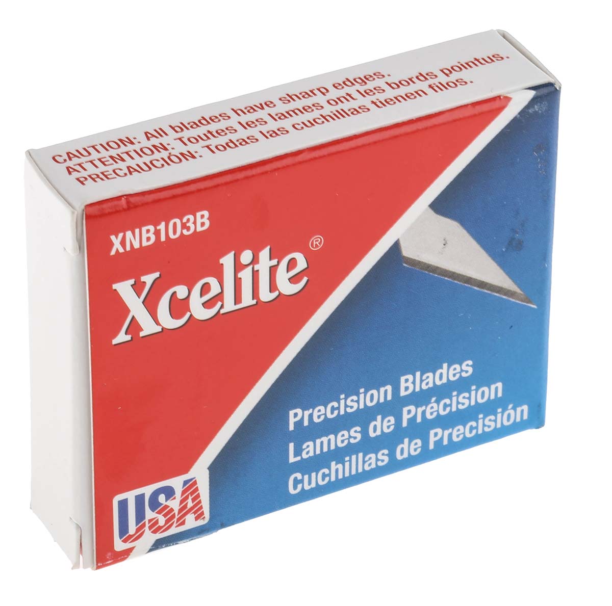 xnb103-b Weller Xcelite Steel Fine Point Diagonal Safety Knife Blade, 100 per Package