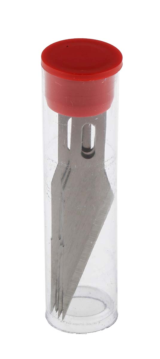 xnb103 Weller Xcelite Steel Fine Point Diagonal Safety Knife Blade, 5 per Package