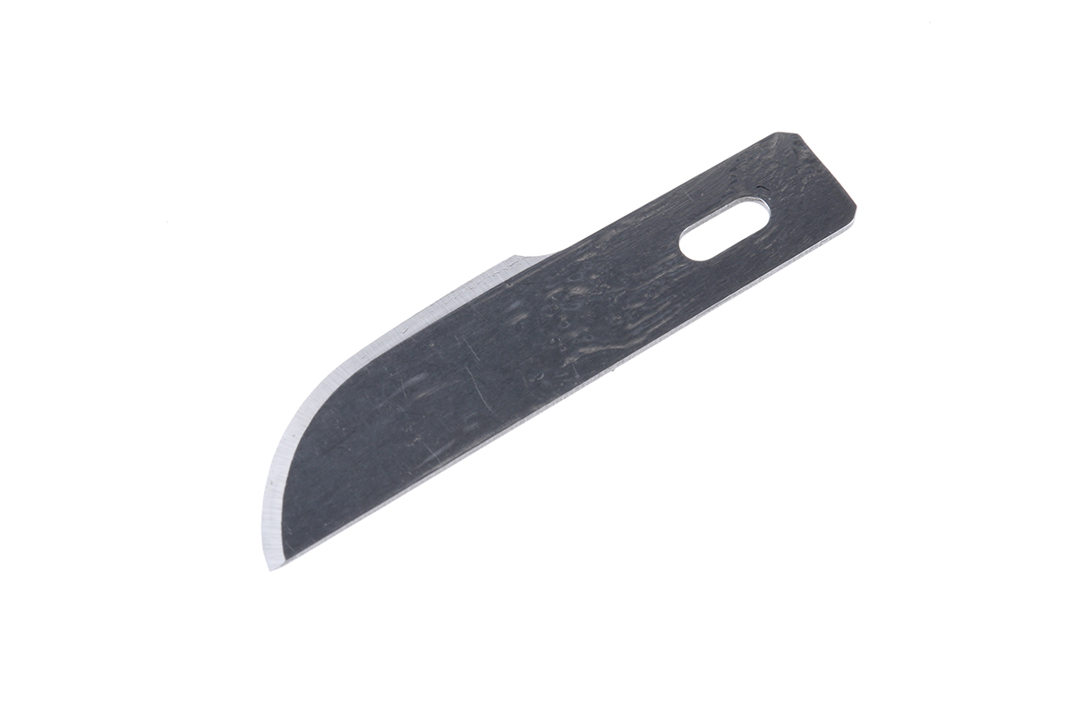 Weller Xcelite Metal, Plastic, Hardwood, Steel Curved Safety Knife Blade, 5 per Package