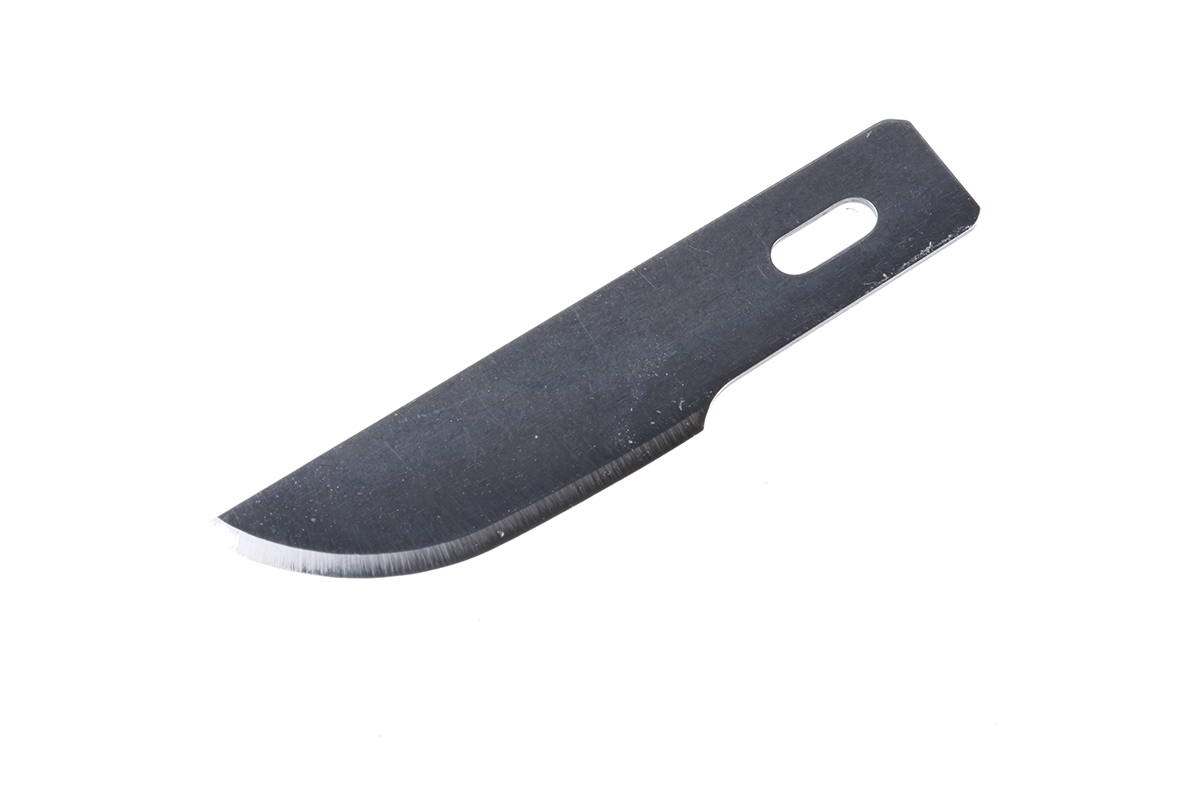 xnb203 Weller Xcelite Metal, Plastic, Hardwood, Steel Curved Safety Knife Blade, 5 per Package