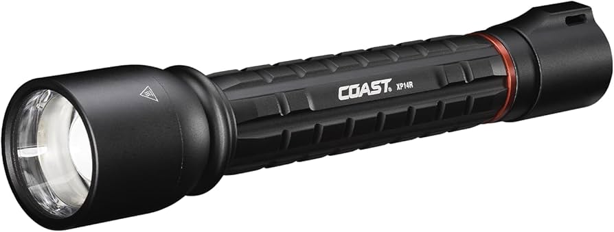 Coast LED Torch Black Rechargeable 4500 lm, 2200000.00 mm