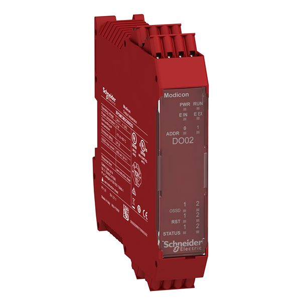 Schneider Electric XPSMCM Series Safety Module, 2 Inputs, 2 Outputs, 24V dc
