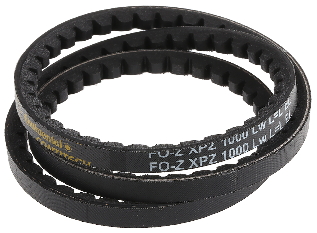 Contitech Drive Belt, belt section XPZ 1000 mm, 924 mm Length