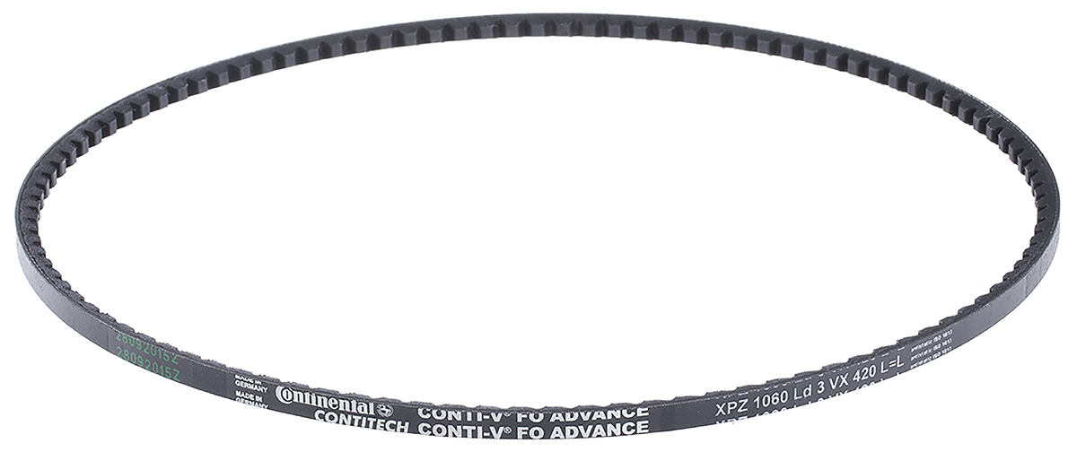 Contitech Drive Belt, belt section XPZ 1060 mm, 984 mm Length