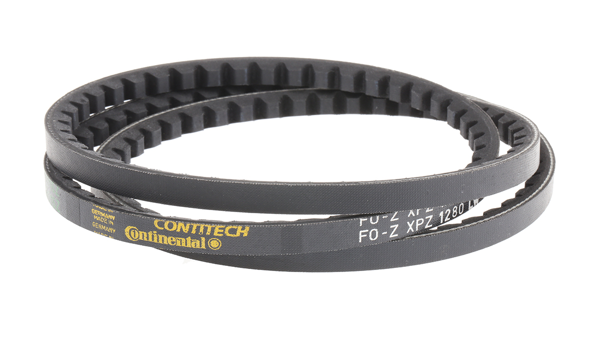 Contitech Drive Belt, belt section XPZ 1280 mm, 1204 mm Length